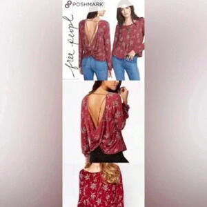 New with tags, womens size small free people brand blouse, #A691